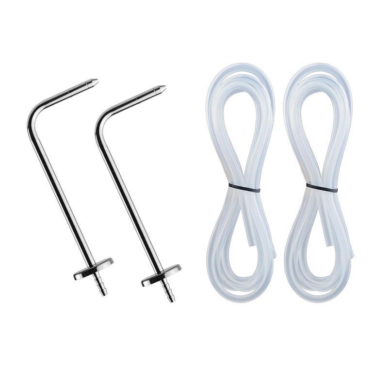 ZIBOO ASP2 Soft Tube,Static Pressure Probes with Compatible with Fieldpiece JL3KM2, SDMN5，SDMN6，ADMN2,HVAC Pitot Static Tube Fit for Many Dual Port Manometer with2x 39.37FEET(1.0M) Soft Tube - Image 1
